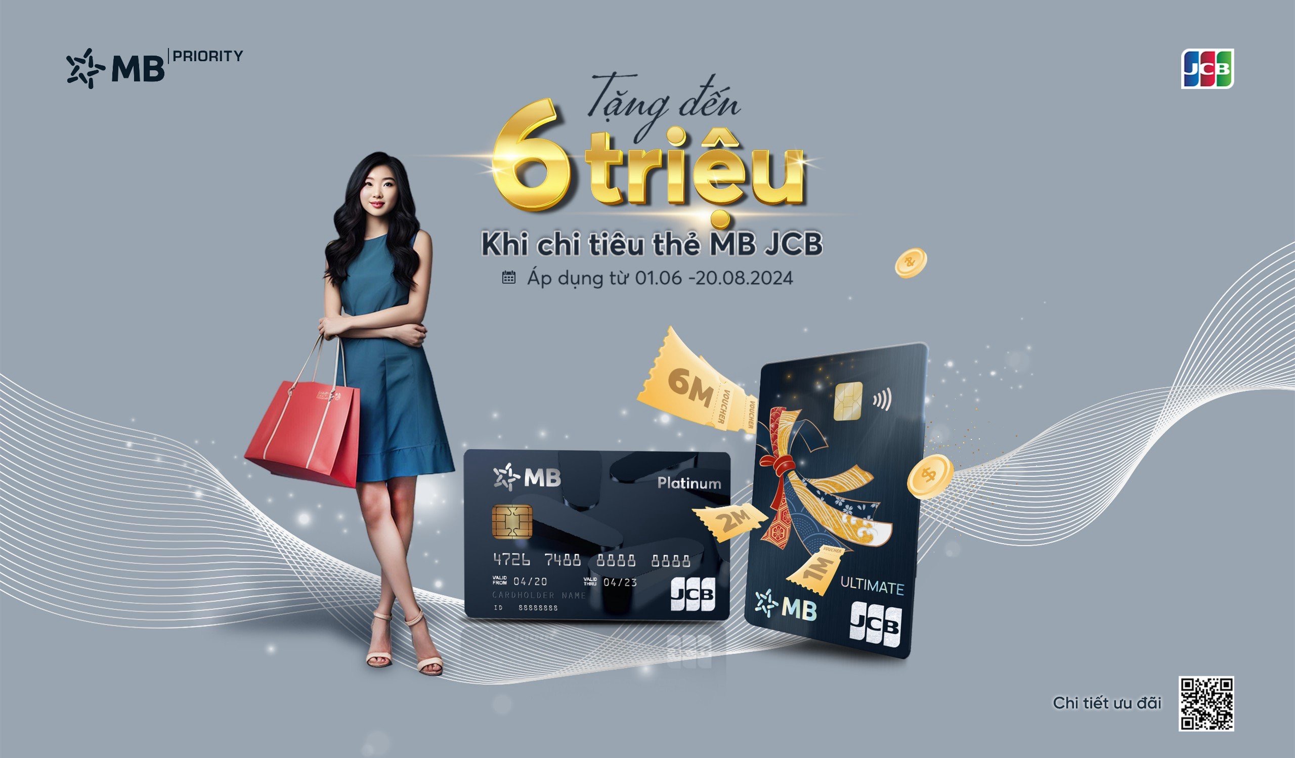 Lướt thẻ MB JCB – Nhận quà tặng đến 6 triệu