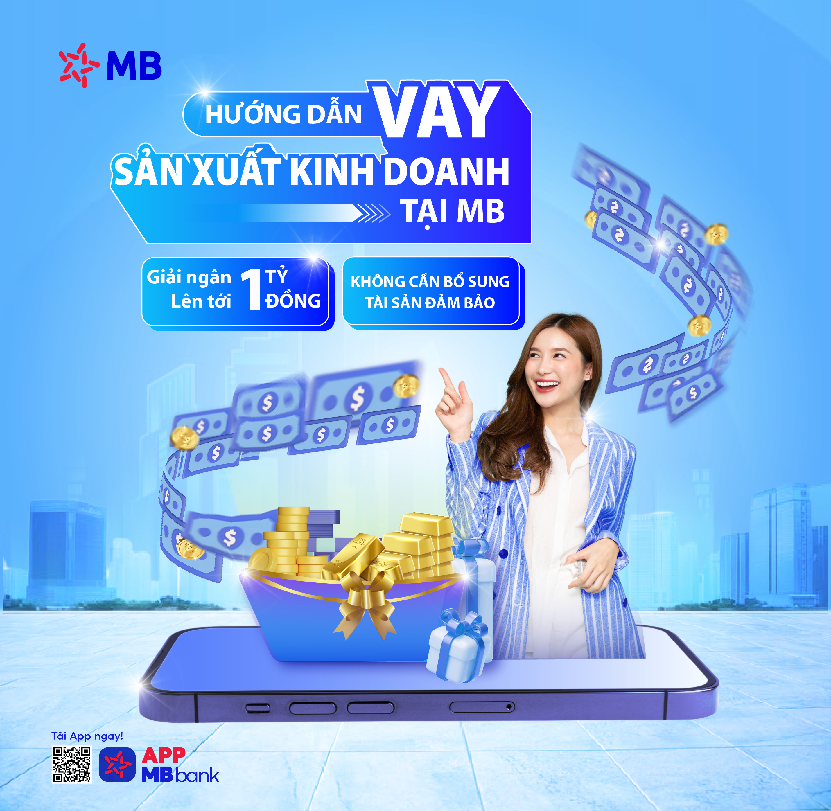TÀI KHOẢN THẤU CHI MB CHO PHÉP CHI TIÊU VƯỢT SỐ DƯ KHI CẦN THIẾT