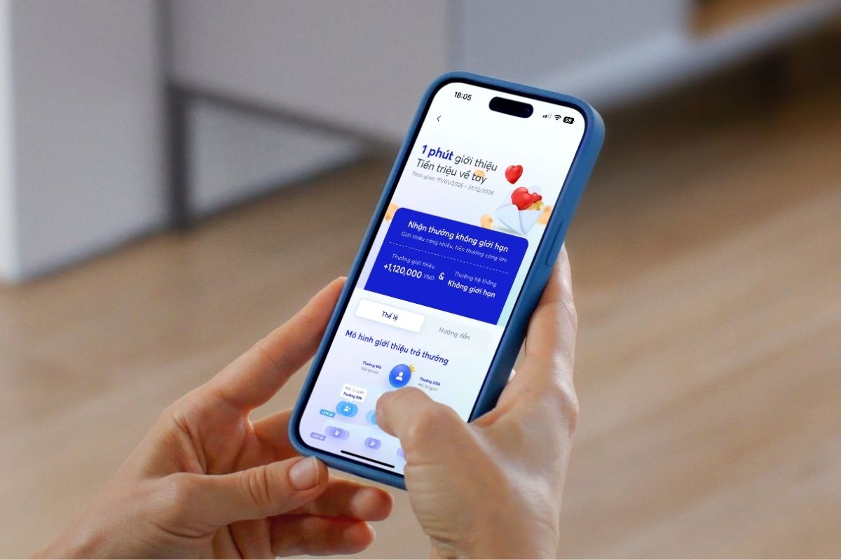 Tham gia giới thiệu bạn đăng ký App MBBank giúp gia tăng thu nhập dễ dàng
