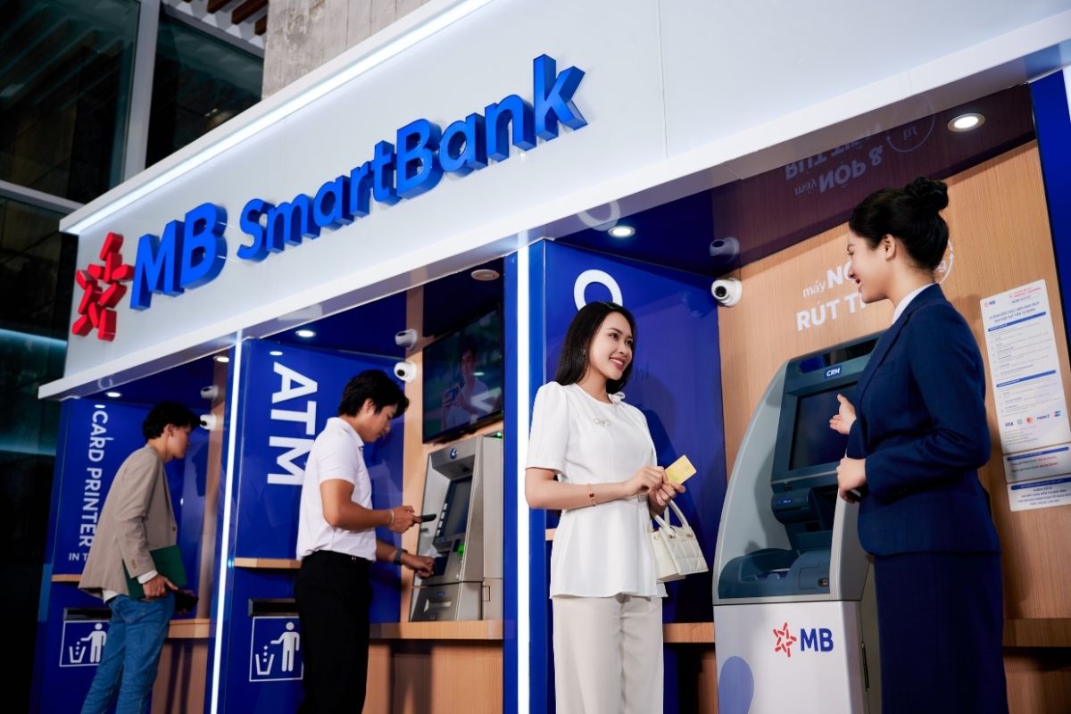 Tra cứu hạn mức thẻ tín dụng tại ATM MB Smartbank