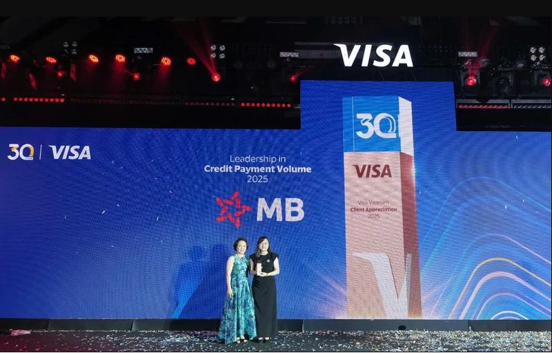 MB nhận bốn giải thưởng danh giá từ Visa